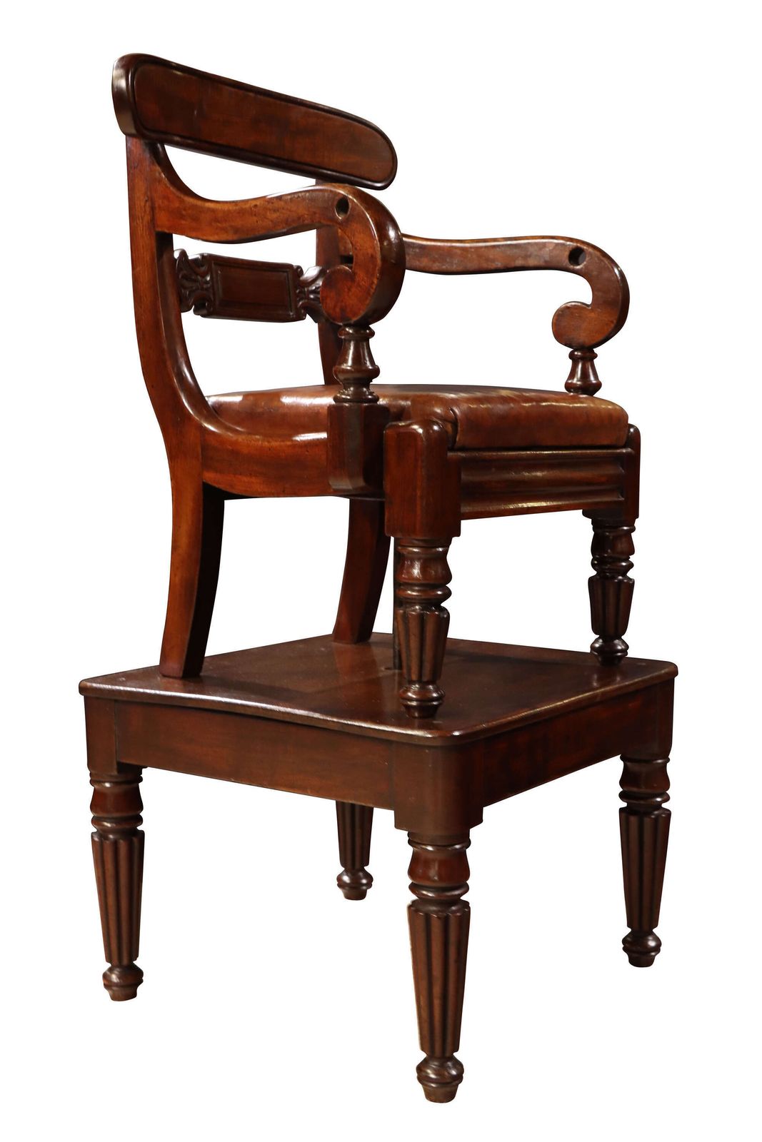 William IV Mahogany Metamorphic Child’s High Chair photo Furniture