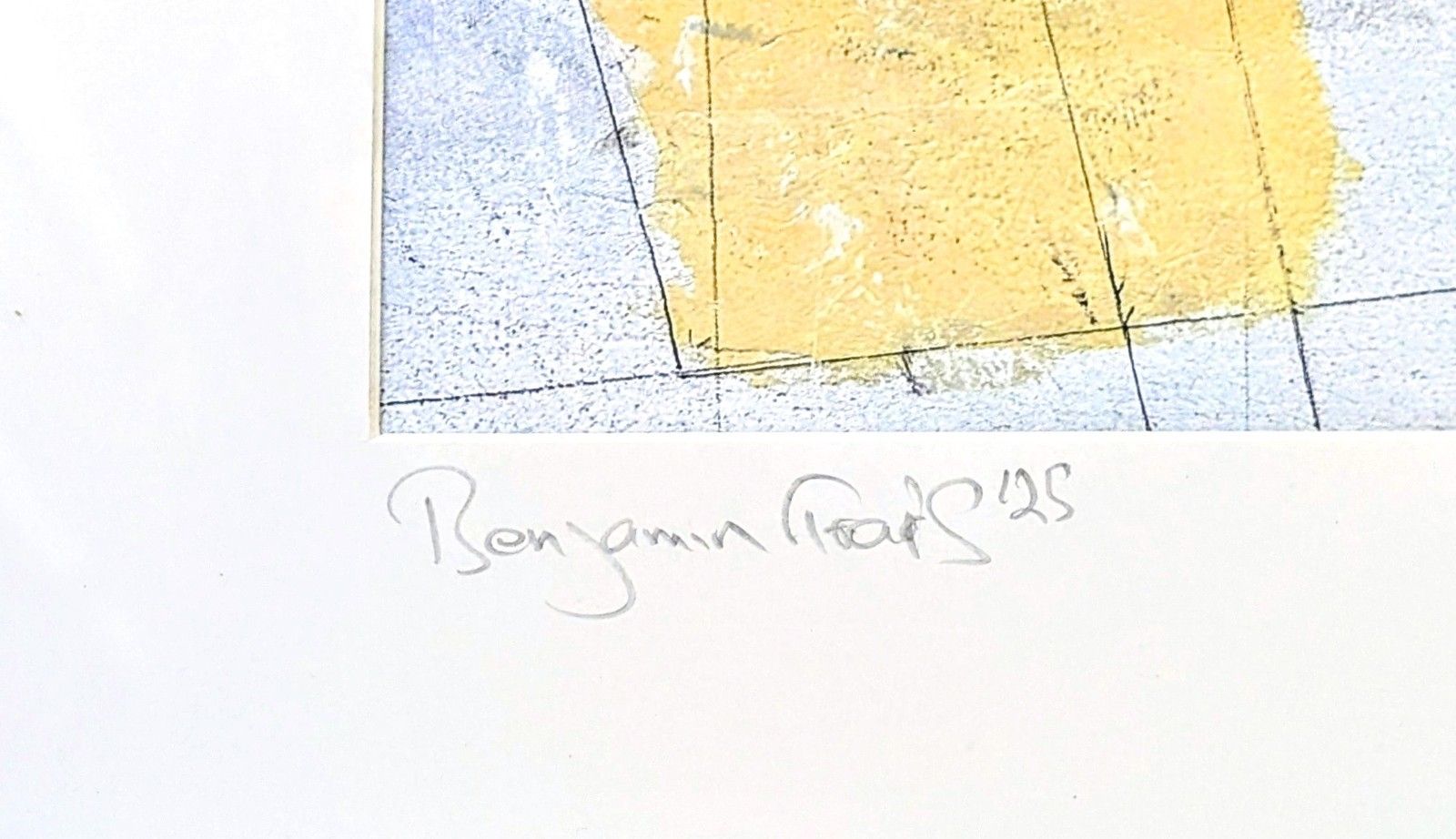 Signed Limited Edition Framed Print By Benjamin Frais Geometric Abstract Art F2 photo 75.0