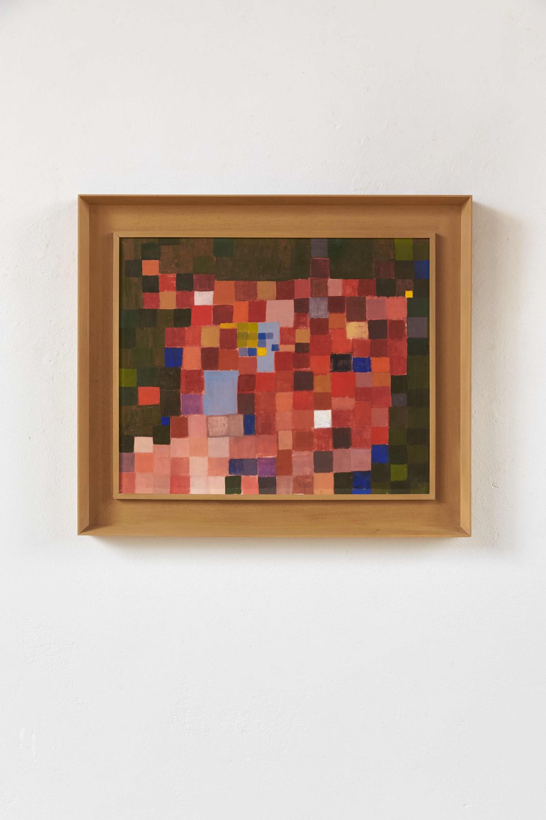 'Red, Orange And Green Squares' By Rosina Rogers, Signed photo for sale