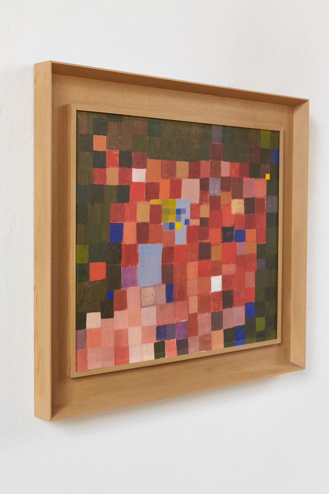 'Red, Orange And Green Squares' By Rosina Rogers, Signed photo buy