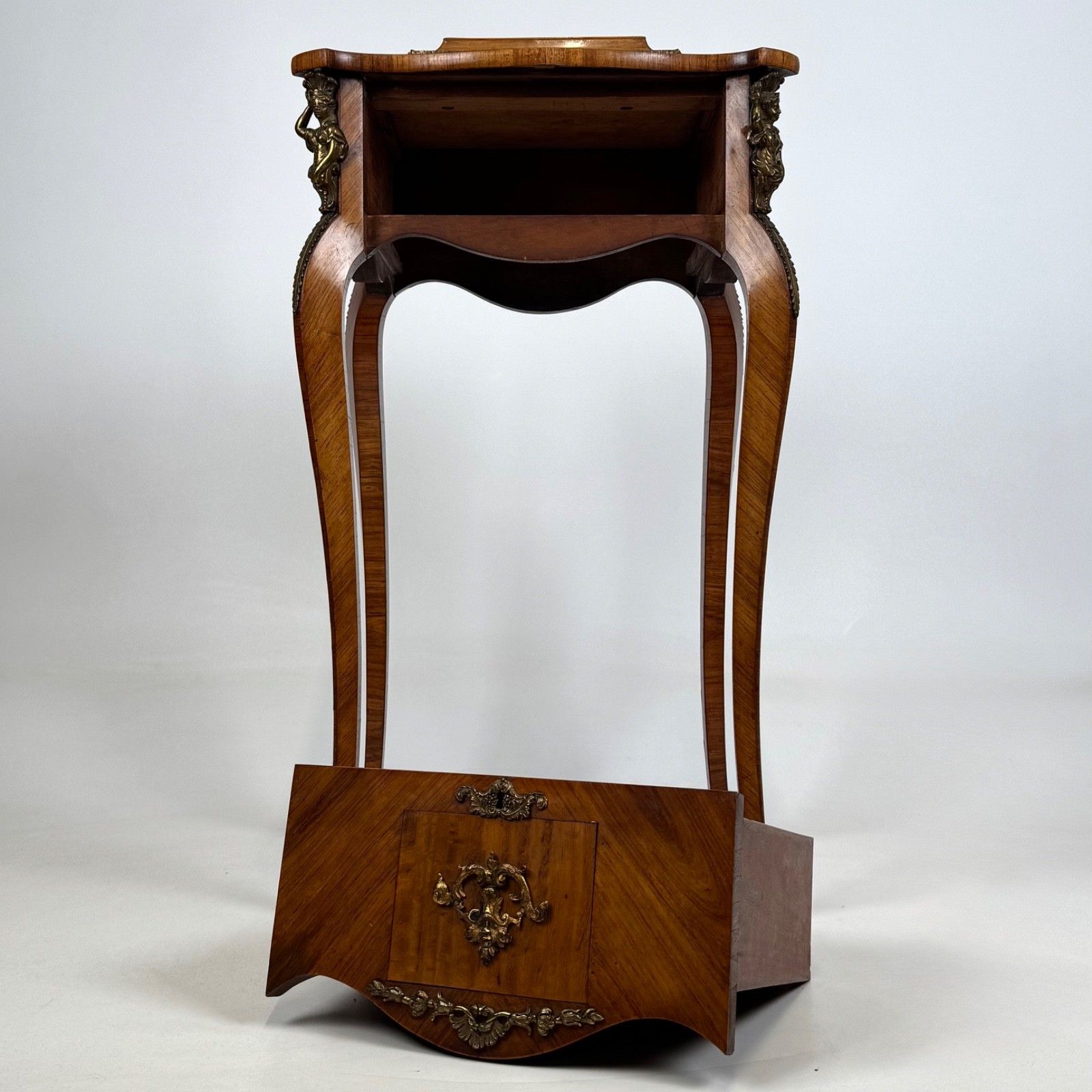 photo for sale Antique 19th Century Decorative French Cabinet In Walnut ( Af 5709 )