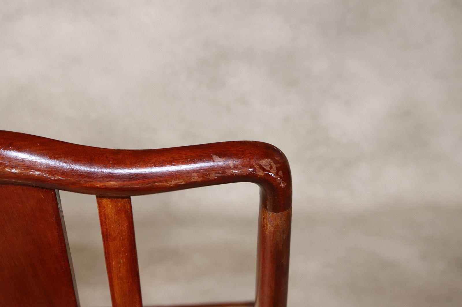 Antique Edwardian Inlaid Mahogany Elbow Chair / Desk Chair photo 75.0
