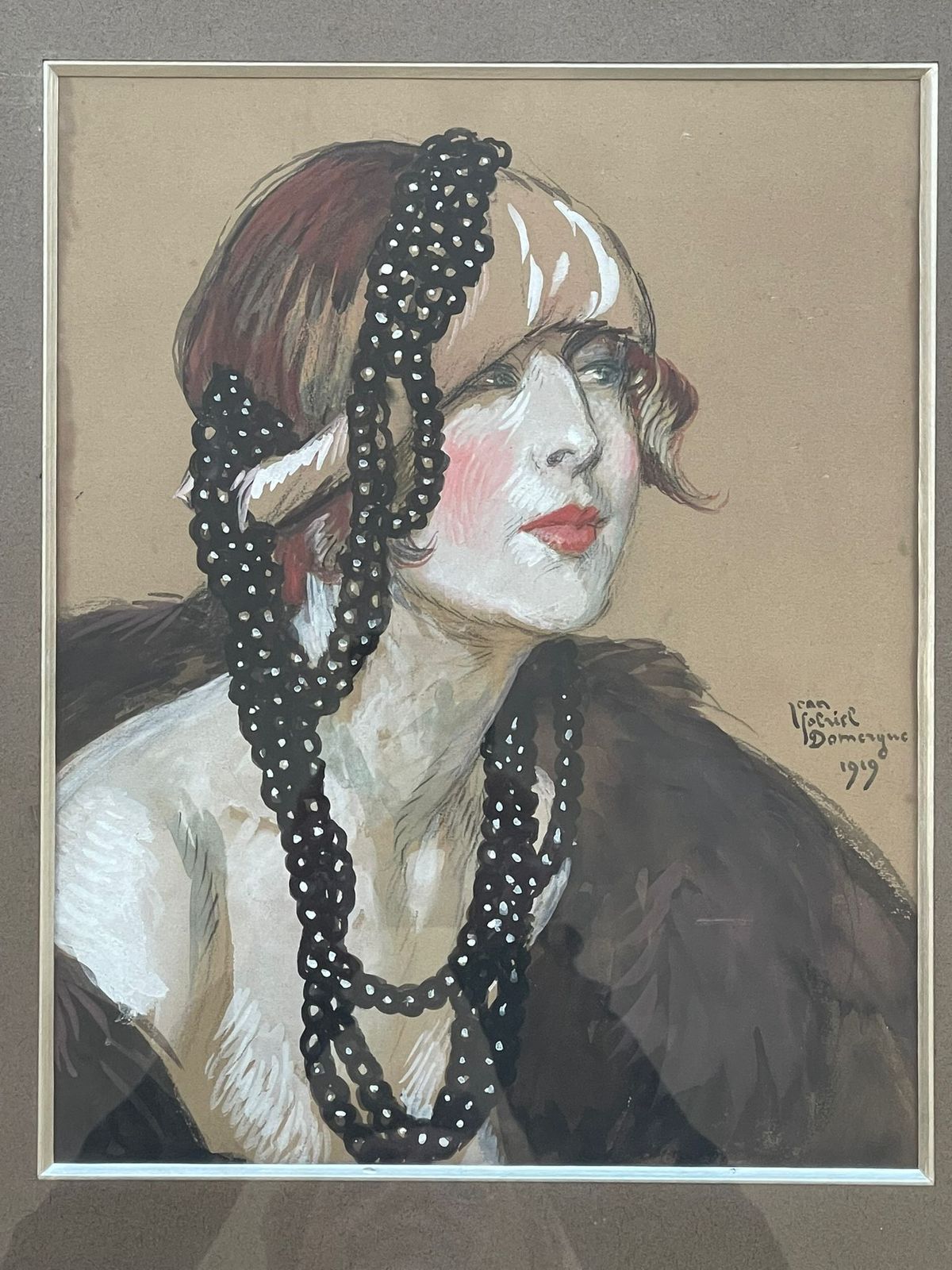Portrait D’élégante, Jean Gabriel Domergue (1889 1962)