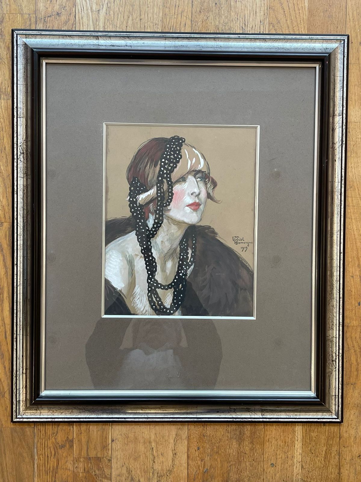 Portrait D’élégante, Jean Gabriel Domergue (1889 1962) photo furniture