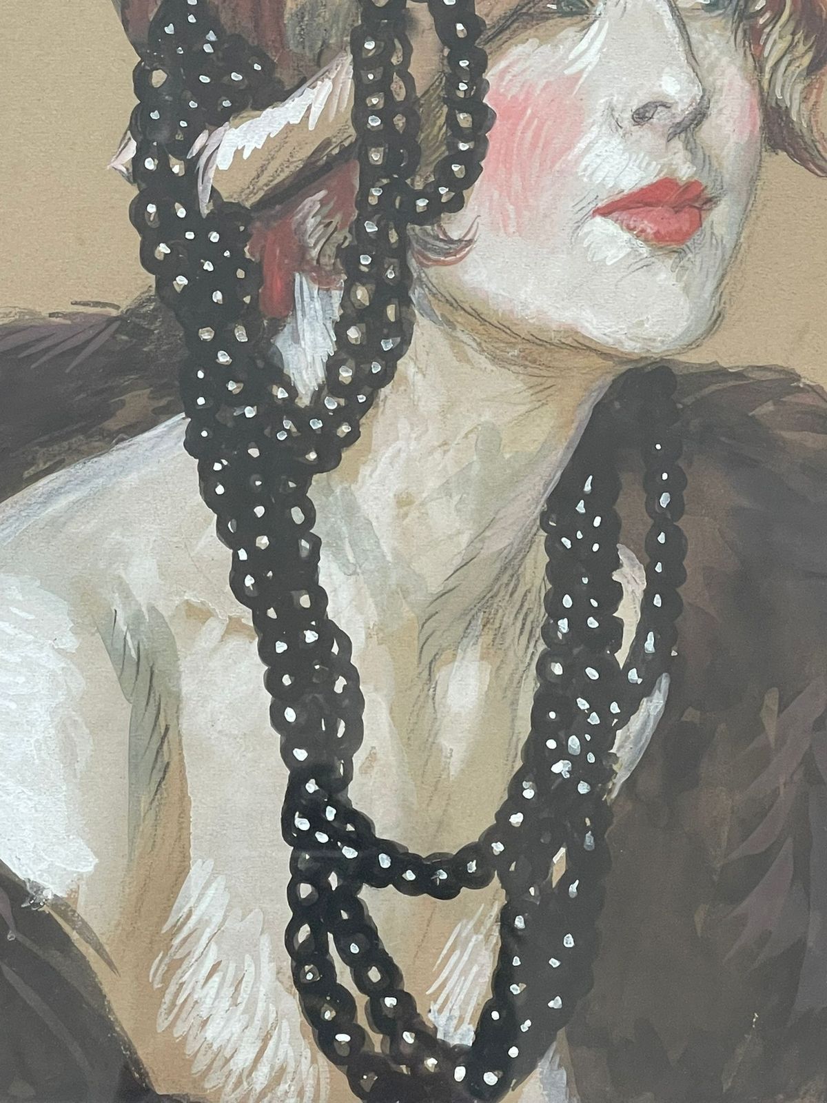Portrait D’élégante, Jean Gabriel Domergue (1889 1962) photo Art