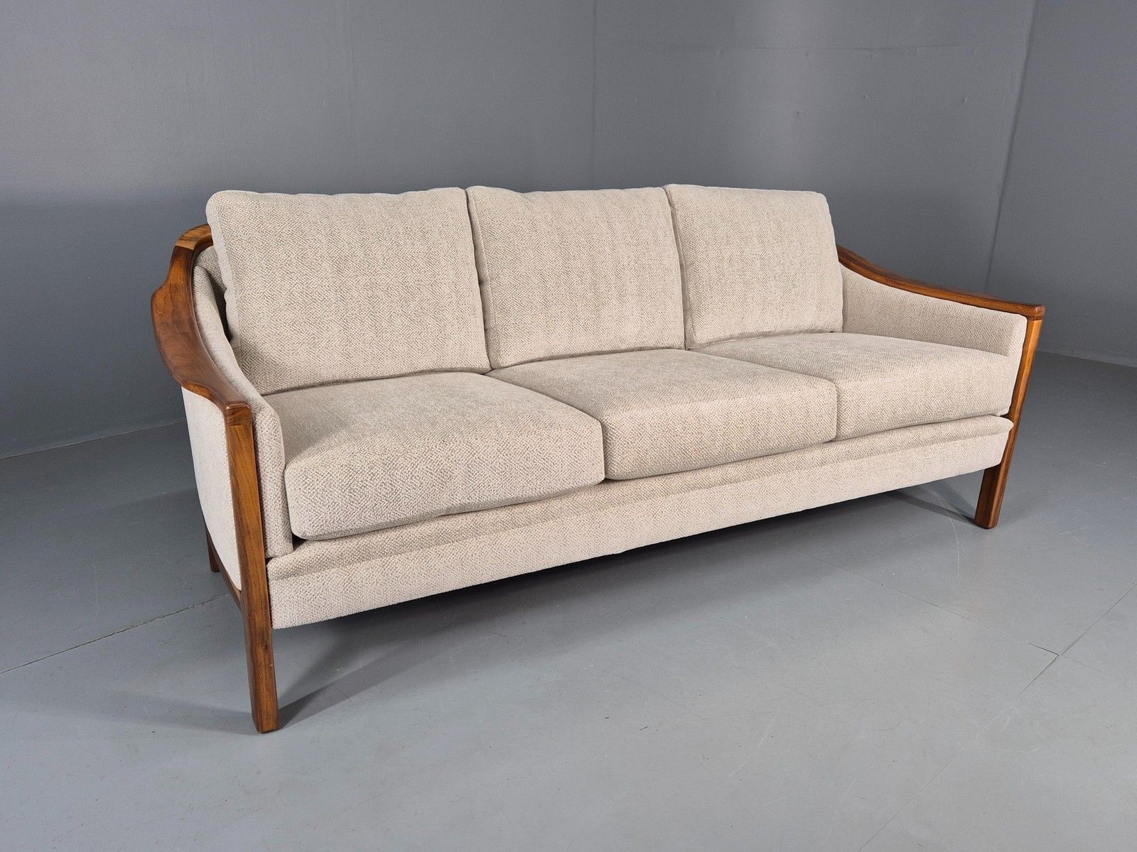 Vintage Mid Century 3 Seater Sofa New Upholstery Brdr Andersen Retro 60s Eb11145
