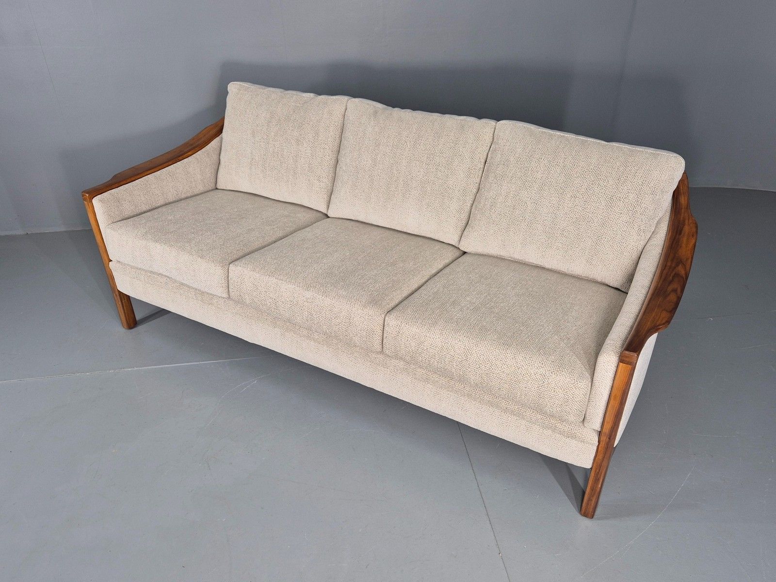 Vintage Mid Century 3 Seater Sofa New Upholstery Brdr Andersen Retro 60s Eb11145 photo vinterior