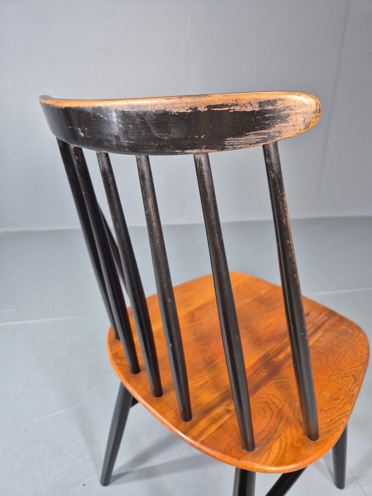 photo buy Vintage Ilmari Tapiovaara Fanett Chair Beech And Teak Retro Mcm 1950s Eb11602