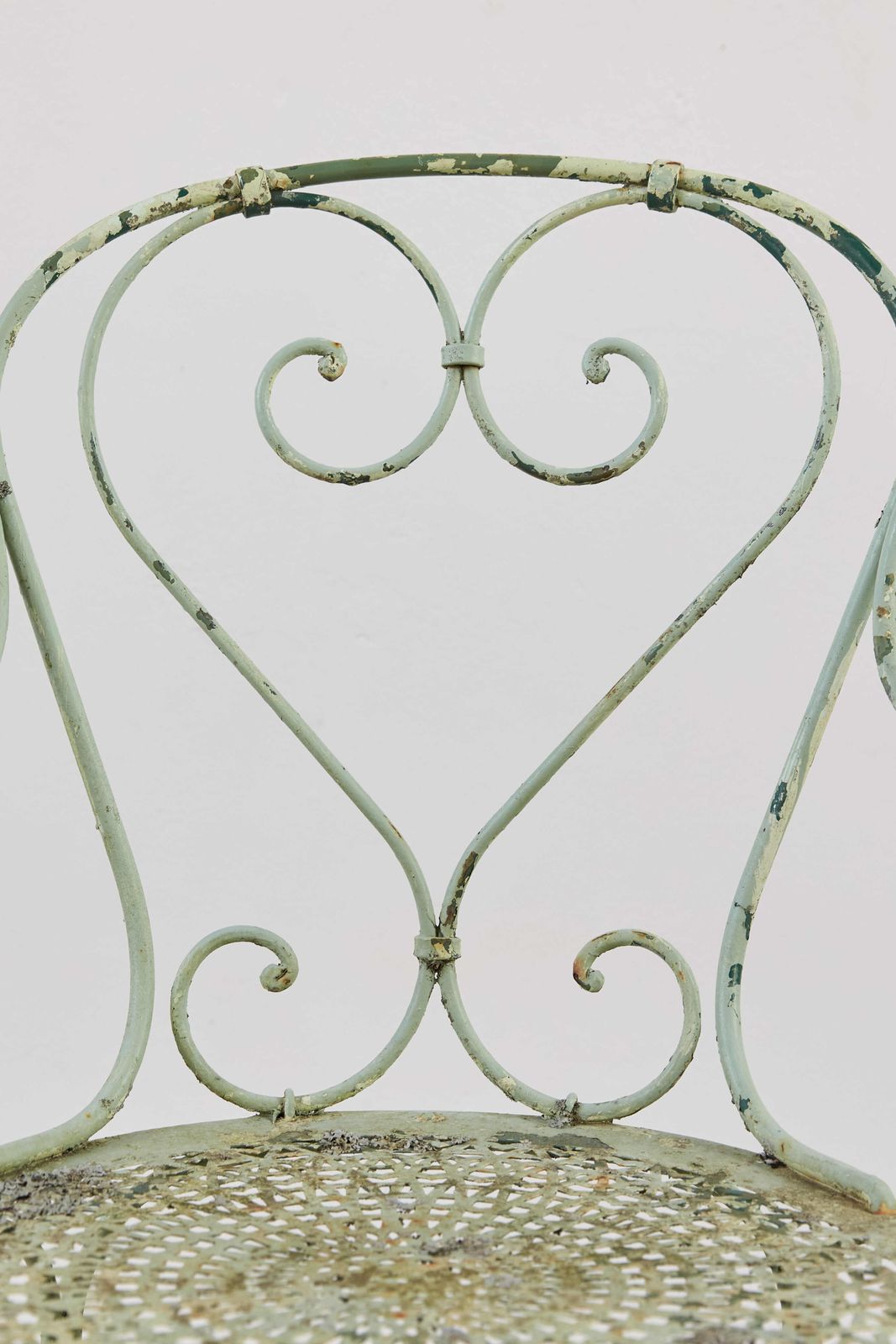 Pair Of French Wrought Iron Armchairs, 19th Century photo 954.0