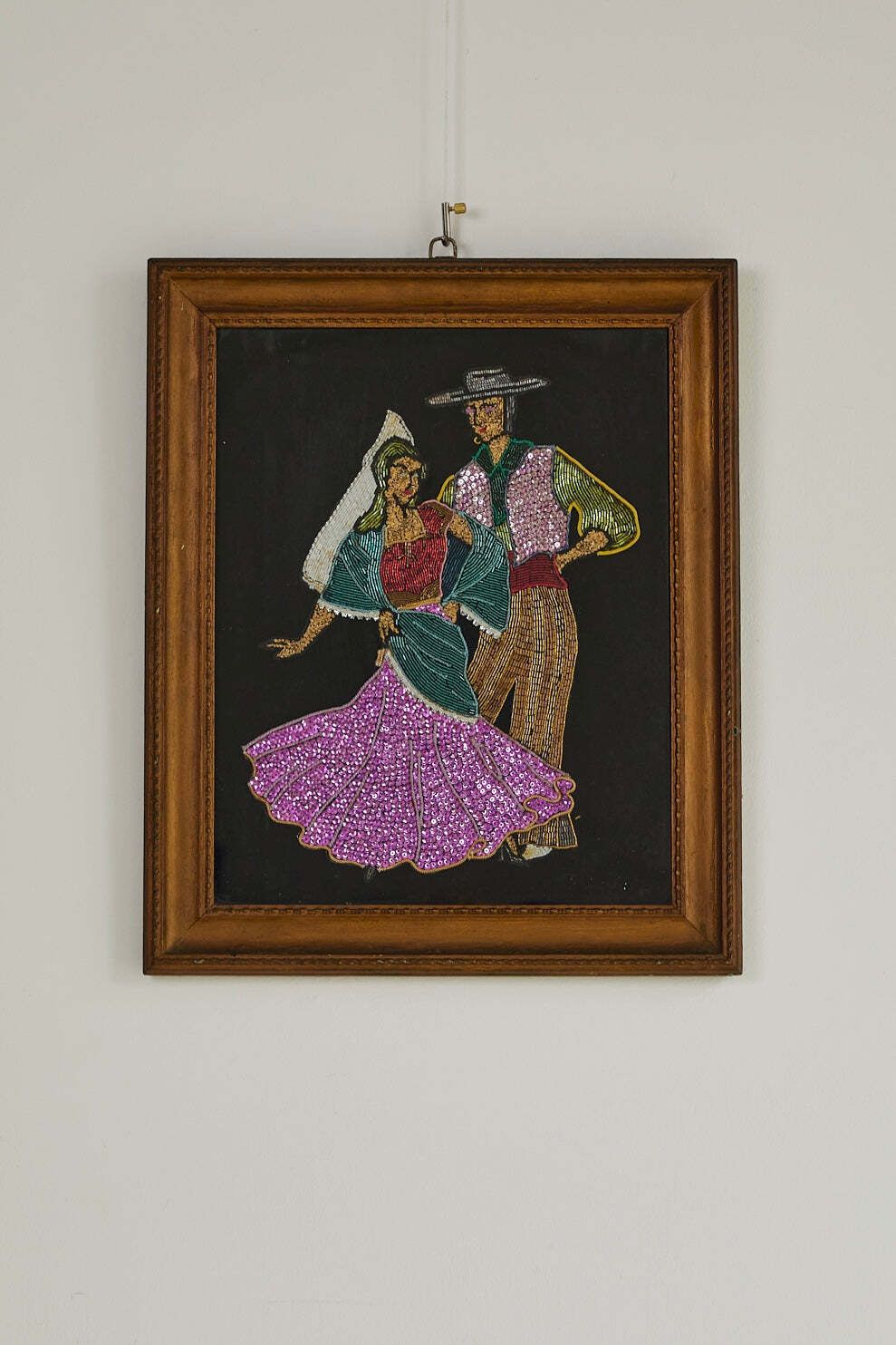 Embroidered Flamenco Dancer Picture