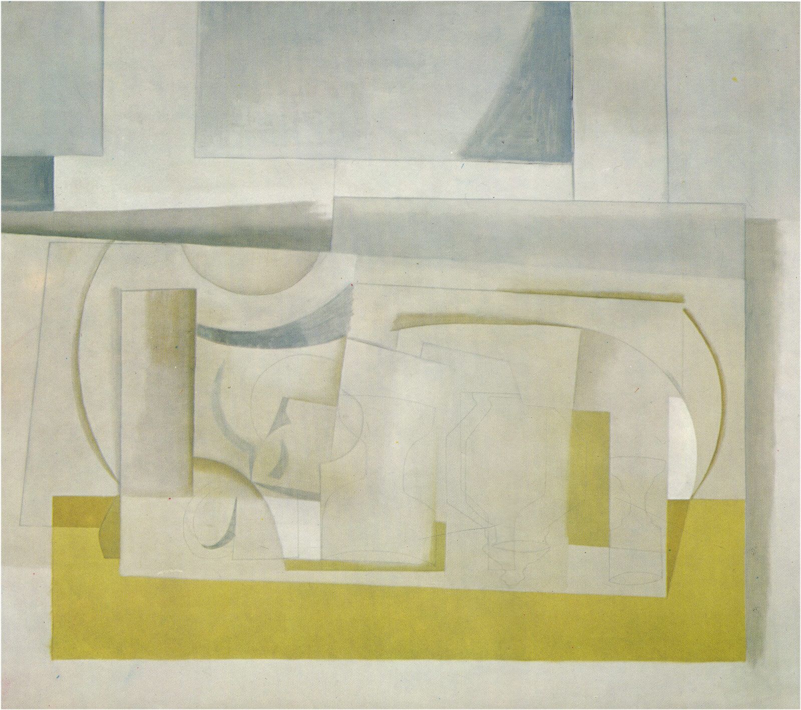 Ingelijste lithografische print van Ben Nicholson, 1962 photo furniture