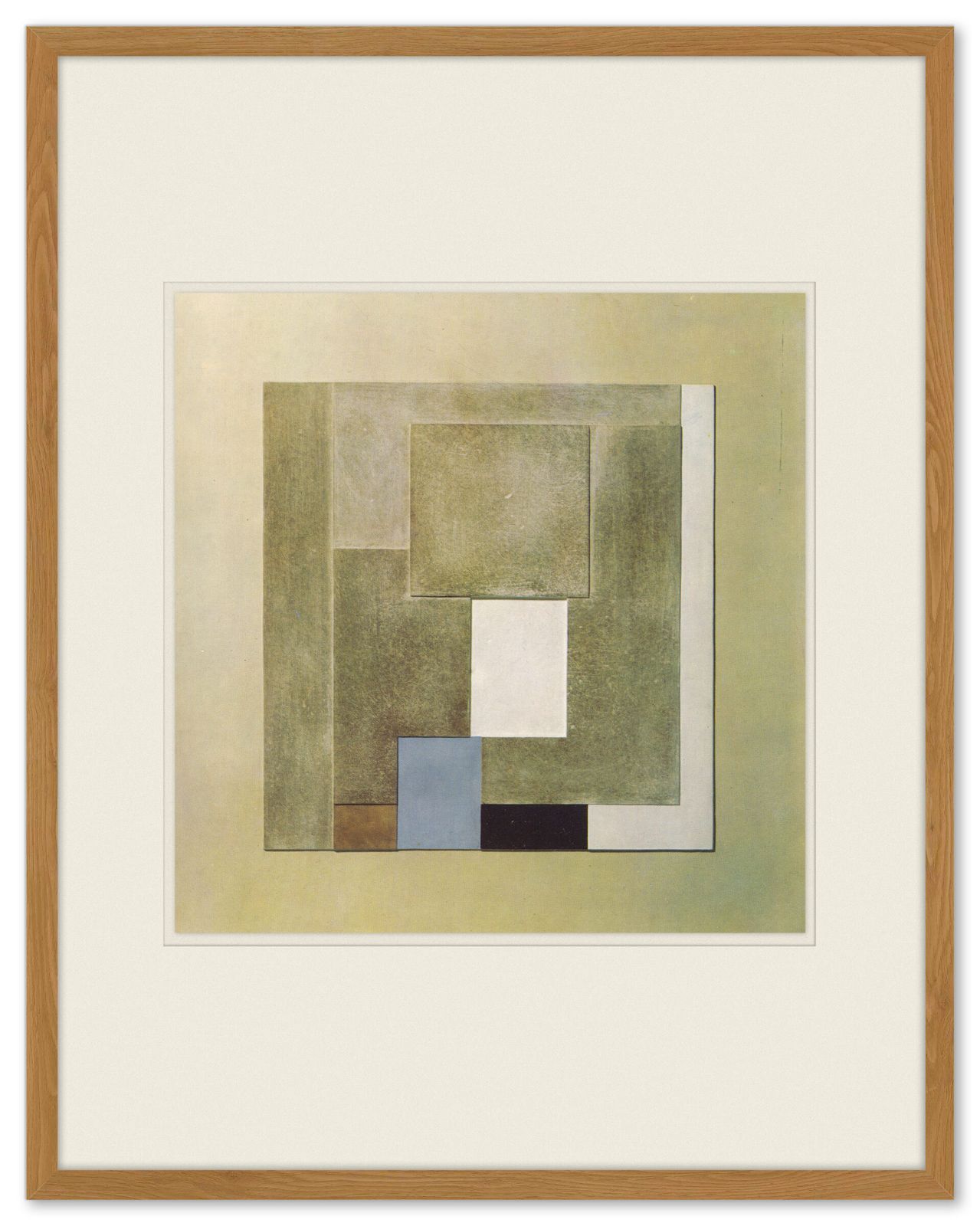 Ingelijste lithografische print van Ben Nicholson, 1962
