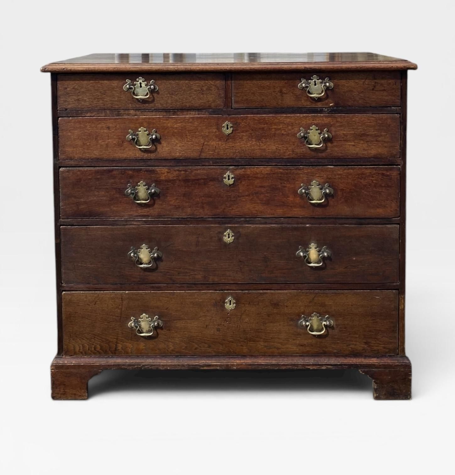 Late 18th Century Georgian Oak Chest Of Drawers photo for sale