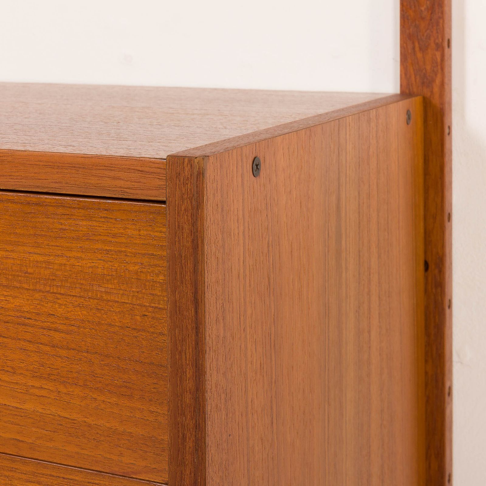 955.0 Scandinavian Mid Century Wall Unit In Teak, 1960s photo