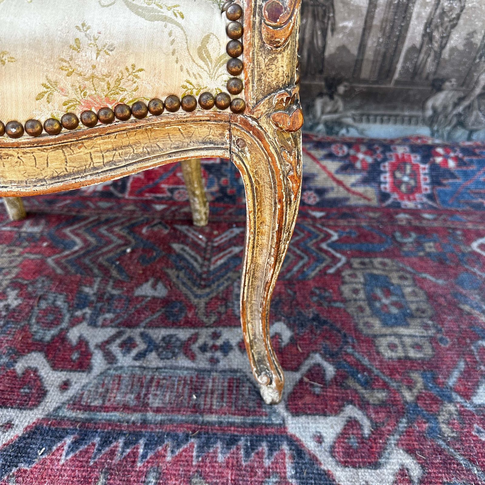 French Louis XV Style Fauteuil Armchair — C.1880 photo 495.0
