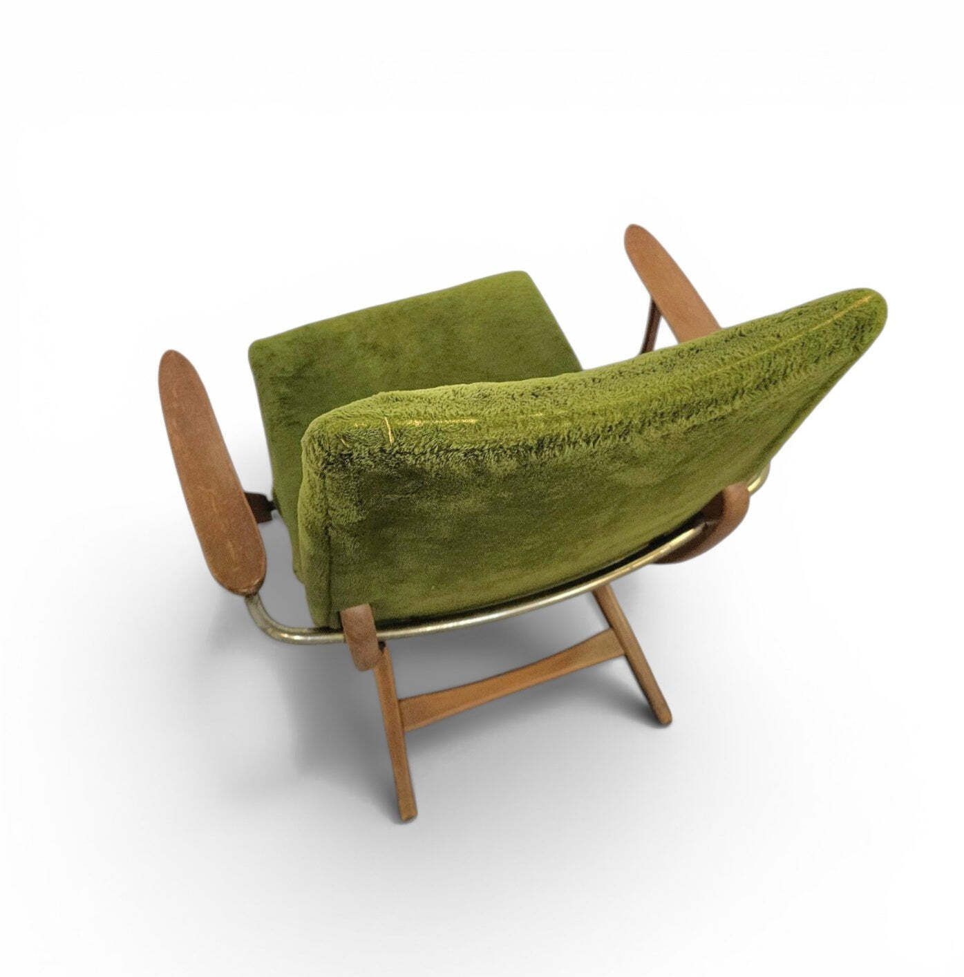 photo vintage 2 X 20th Century Vintage Design Reclining Armchairs