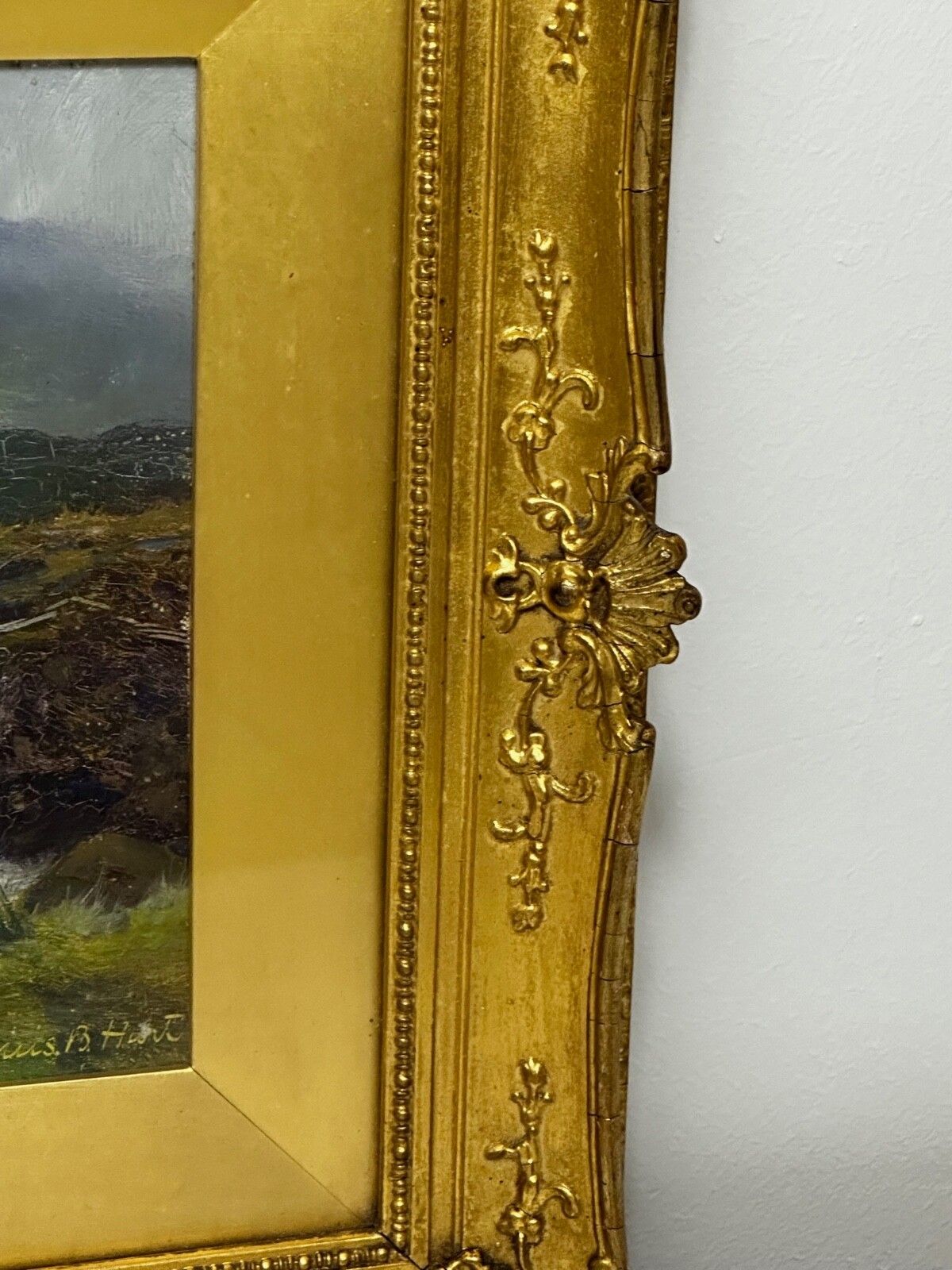 Victorian Oil Painting View The Glen Sligachan Skye Scotland By Louis Bosworth Hurt photo Art