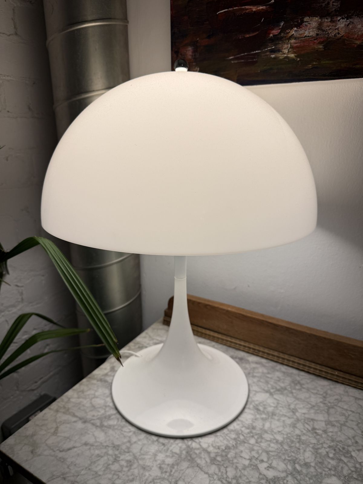 Louis Poulsen Panthella Table Lamp By Verner Panton – Danish Designer Lighting photo vinterior