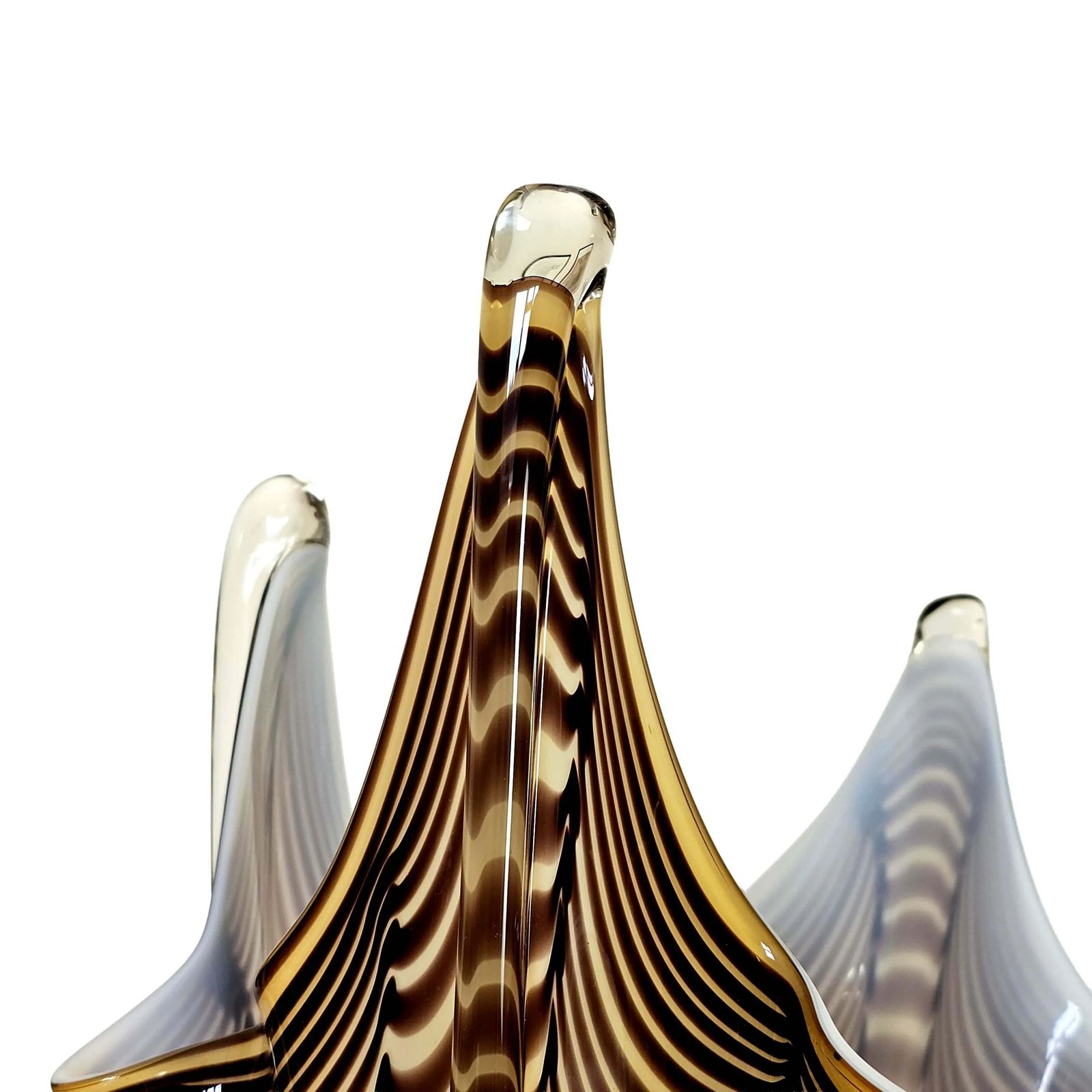 photo buy Vintage Fazzoletto Vase   1970s Murano Glass Handkerchief 31.5cm Splash Vase