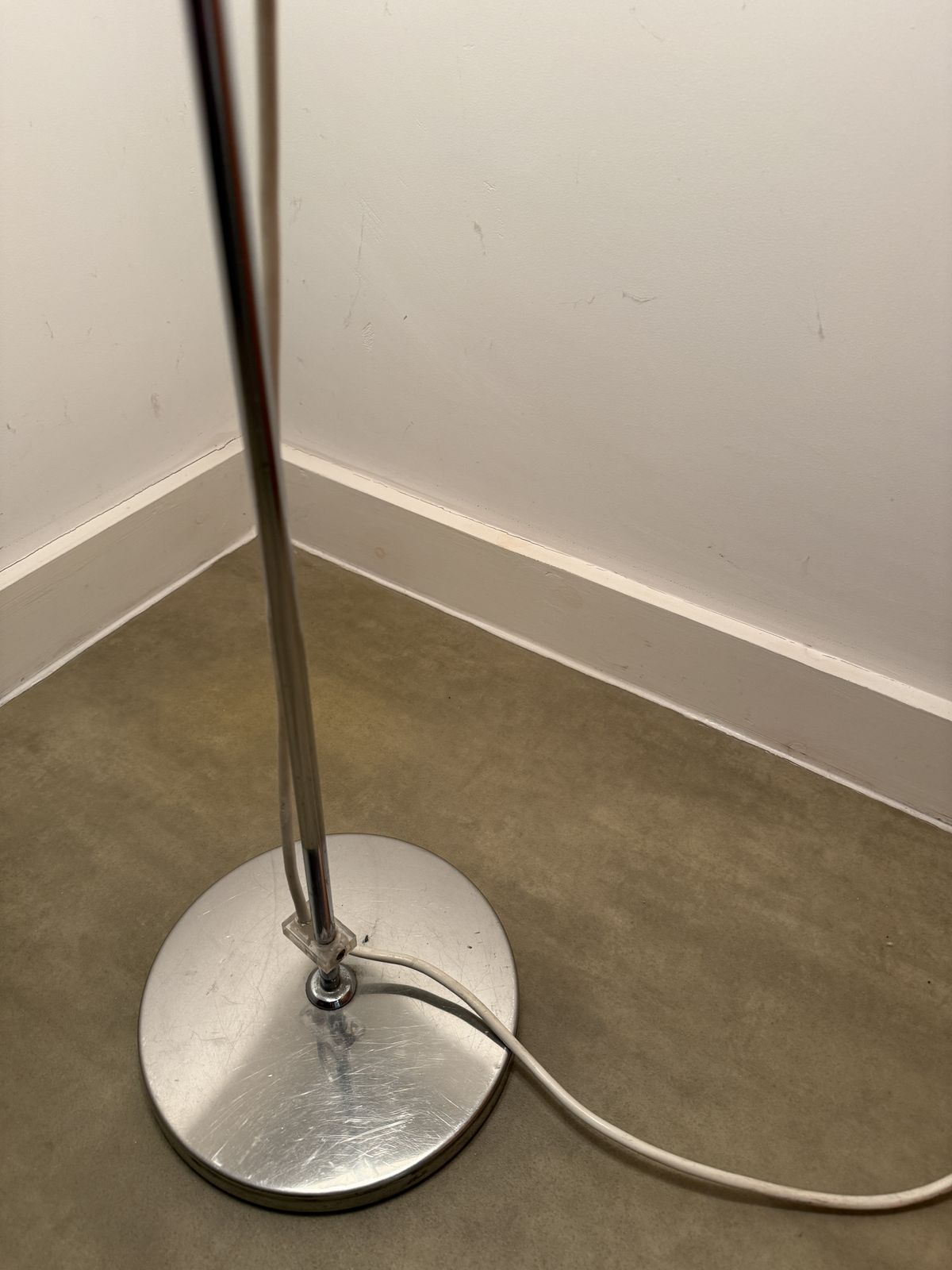 Vintage Harvey Guzzini Faro Space Age Floor Lamp Italian 1960’s photo furniture