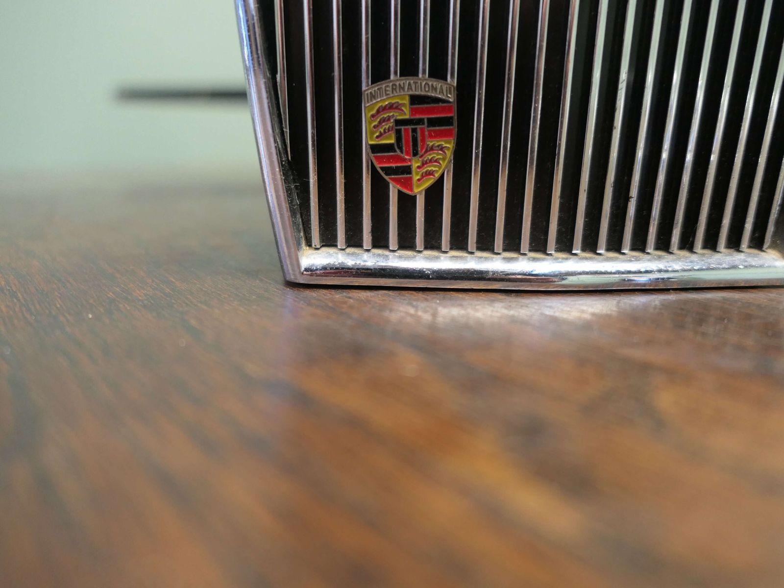 Jaguar Radiator Decanter From The Mid 20th Century A Great Desk Top Ornament photo for sale