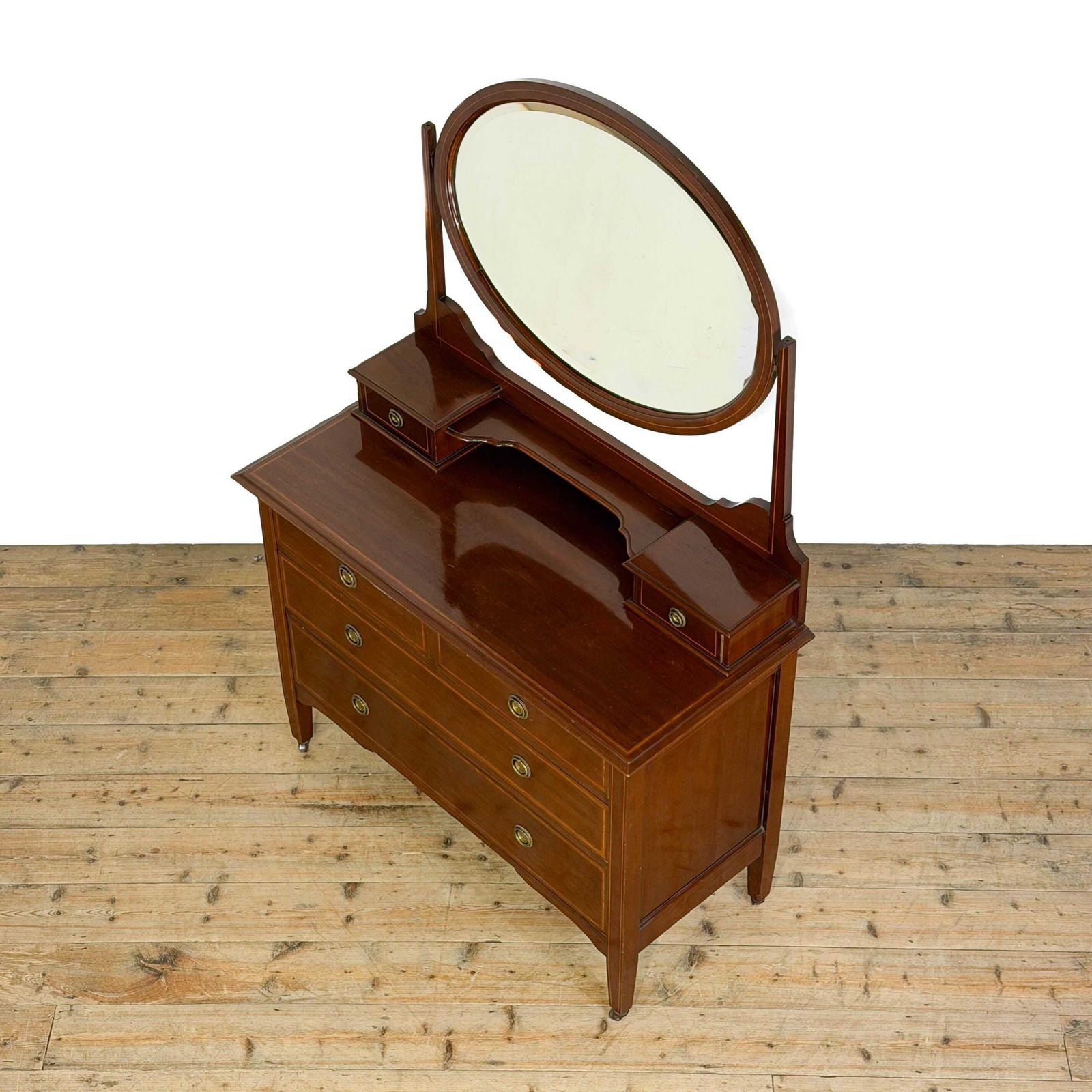 Antique Edwardian Mahogany Dressing Table | Dressing Room Furniture | Antique Storage | Dresser Tables photo Furniture