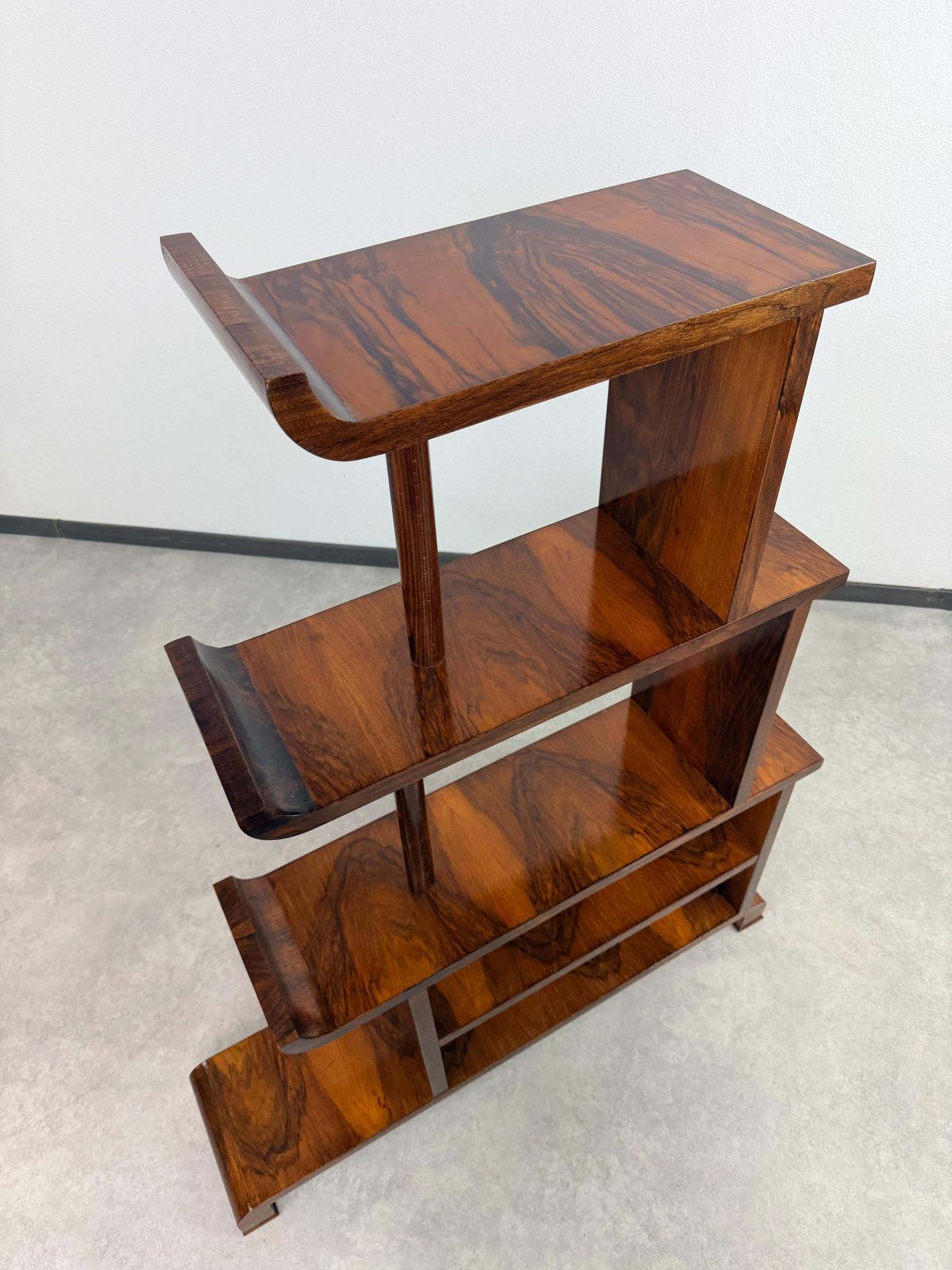 Pair Of Rare Antique Art Deco Stepped Shelves / Room Dividers photo buy