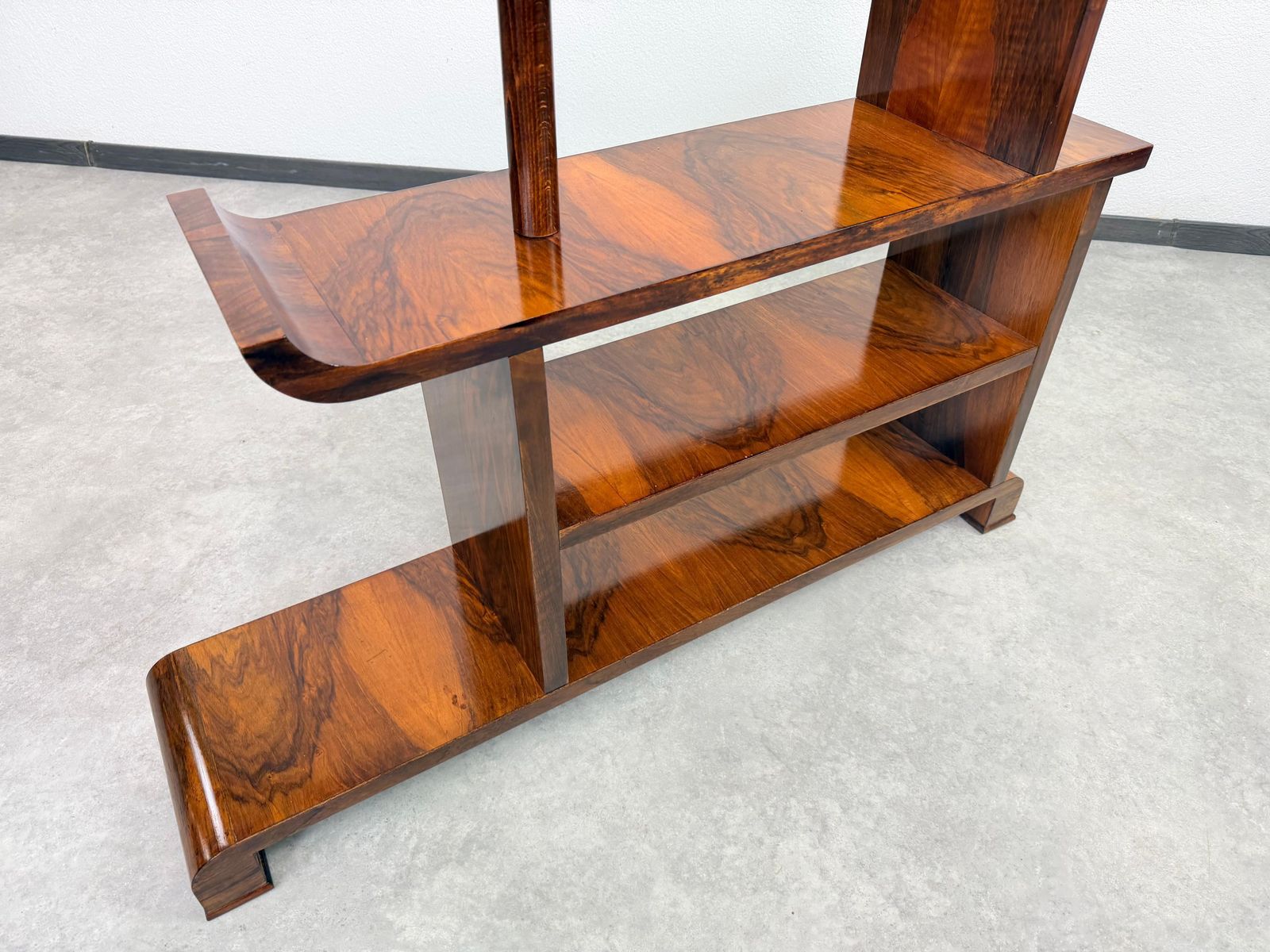 photo for sale Pair Of Rare Antique Art Deco Stepped Shelves / Room Dividers