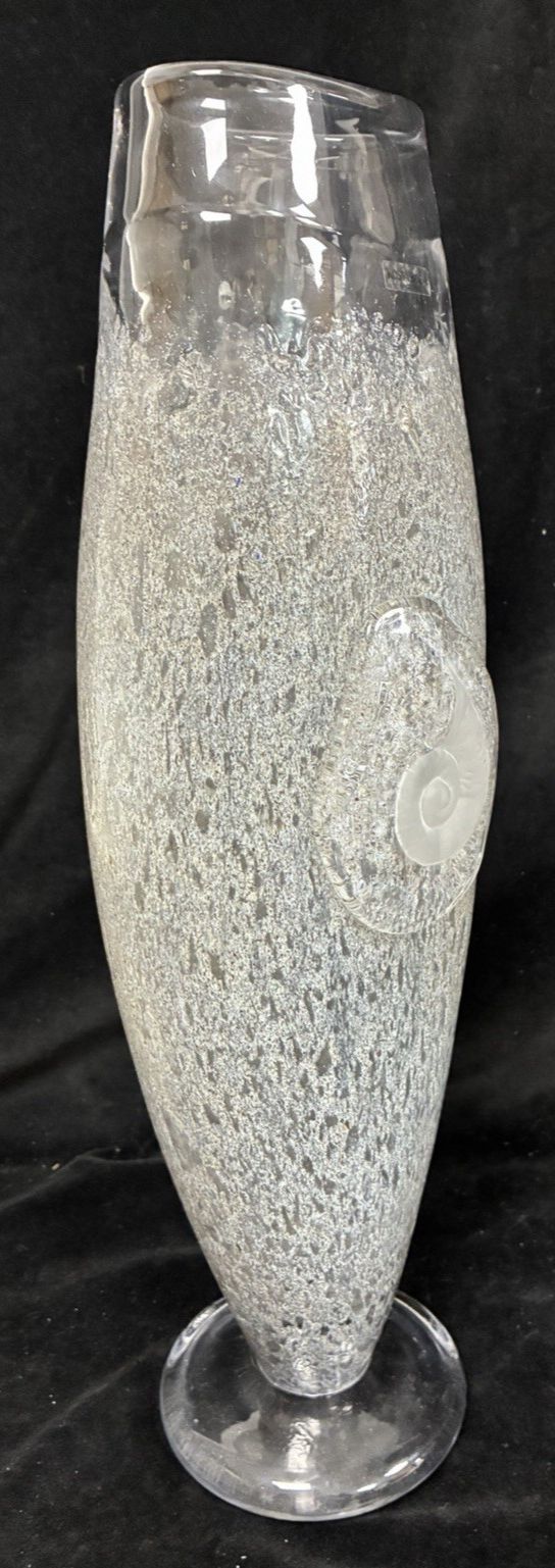 photo for sale Kjell Engman Kosta Boda Large Fossil Vase Boxed Signed