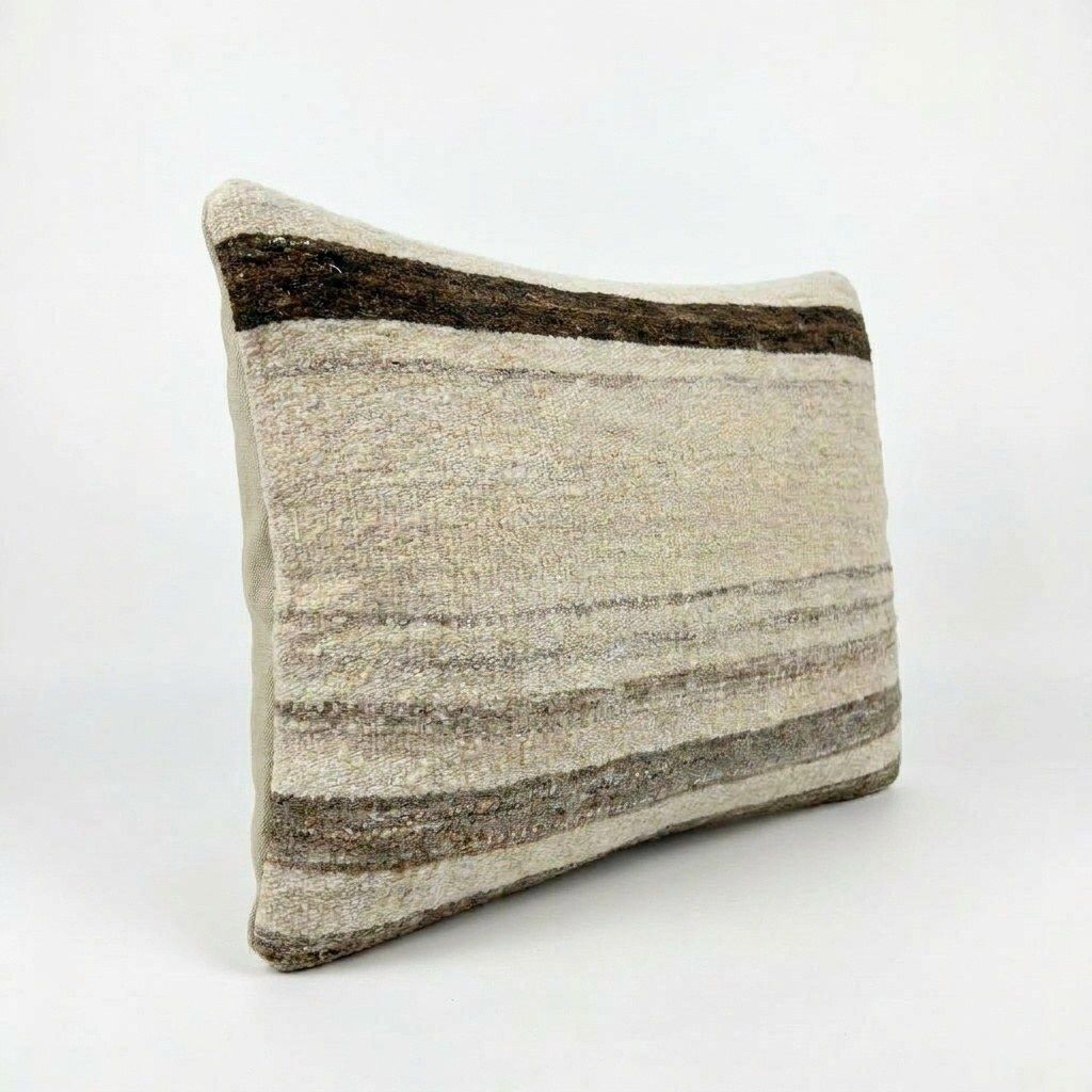 Housse de coussin lombaire kilim tissée à la main, 41 x 59 cm photo furniture