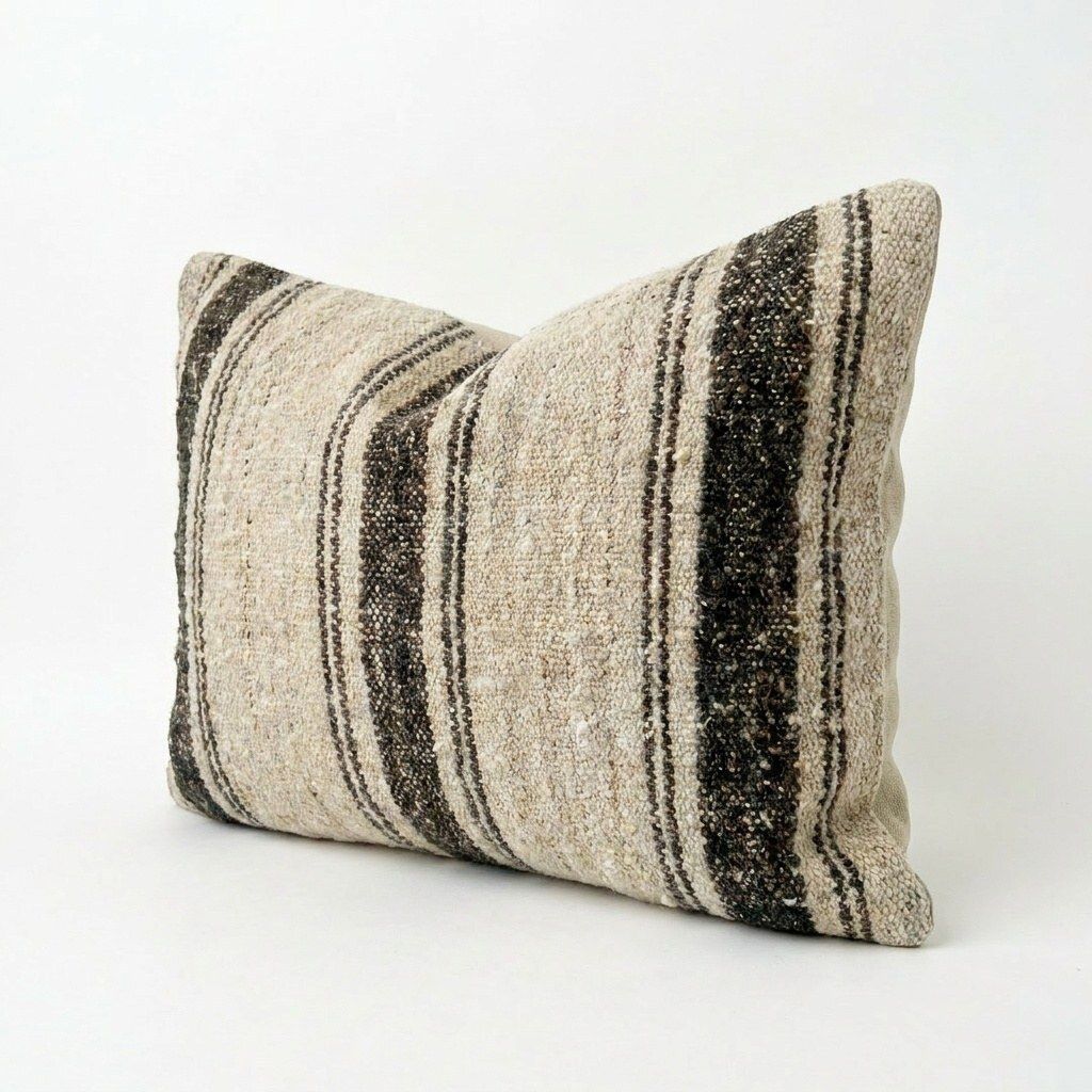Boheemse kilim lendenkussenhoes 36 x 51 cm photo for sale