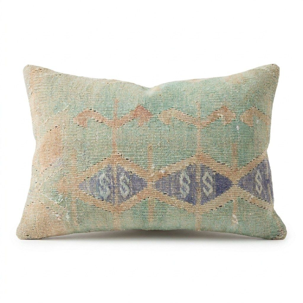 Gestreepte Kilim Lendenkussen Hoes 40 x 60 cm