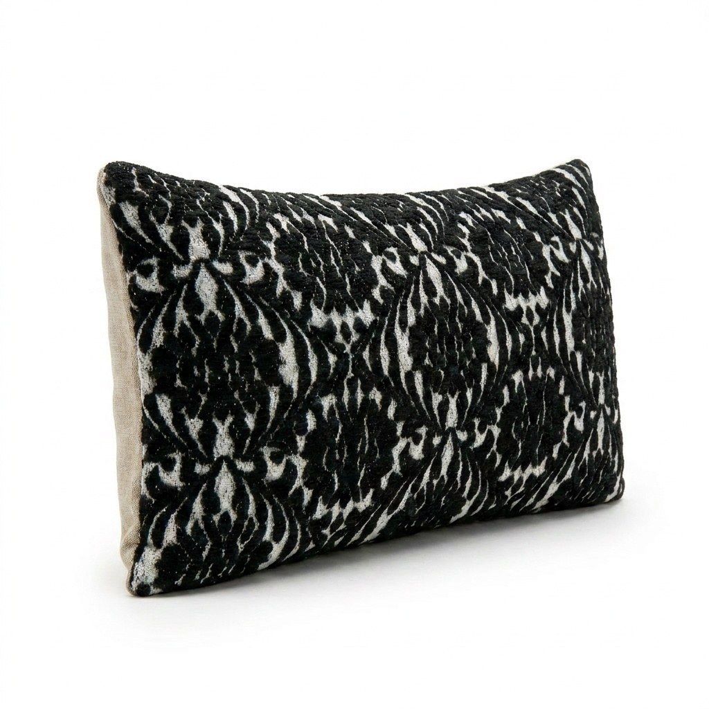 Hand Woven Kilim Lumbar Pillow Cover 21 X 45 Cm photo furniture