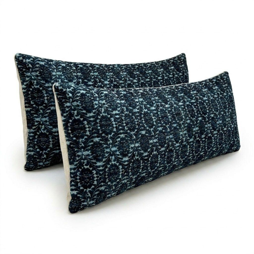 Housse de coussin lombaire kilim moderne, 44 x 128 cm photo for sale