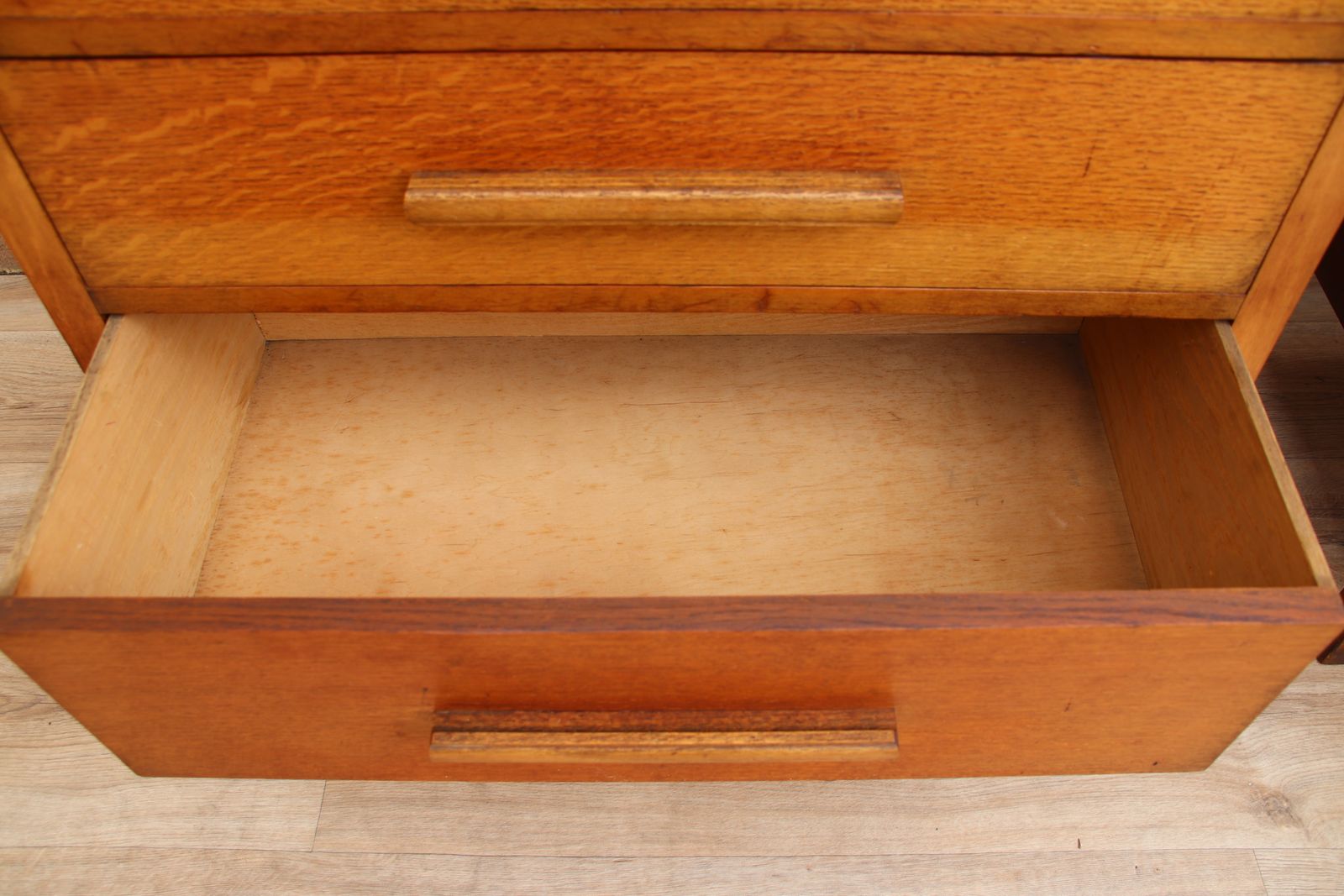 photo for sale Pair Of Vintage Oak Xl Bedside Chests