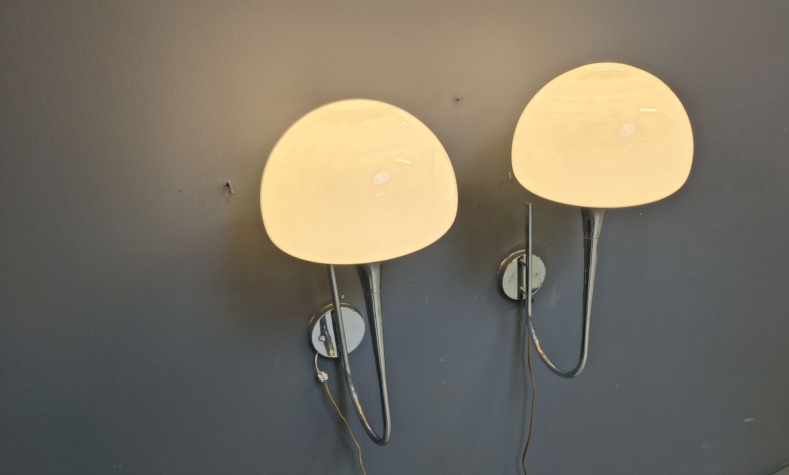 Mid Century Italian Wall Lamps By Goffredo Reggiani For Reggiani  Set Of 2 photo buy