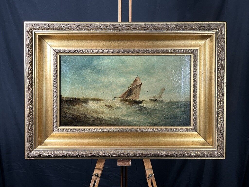 Wallis (Henry, 19th Century). A Pair Of Seascapes, Circa 1850 photo 1950.0
