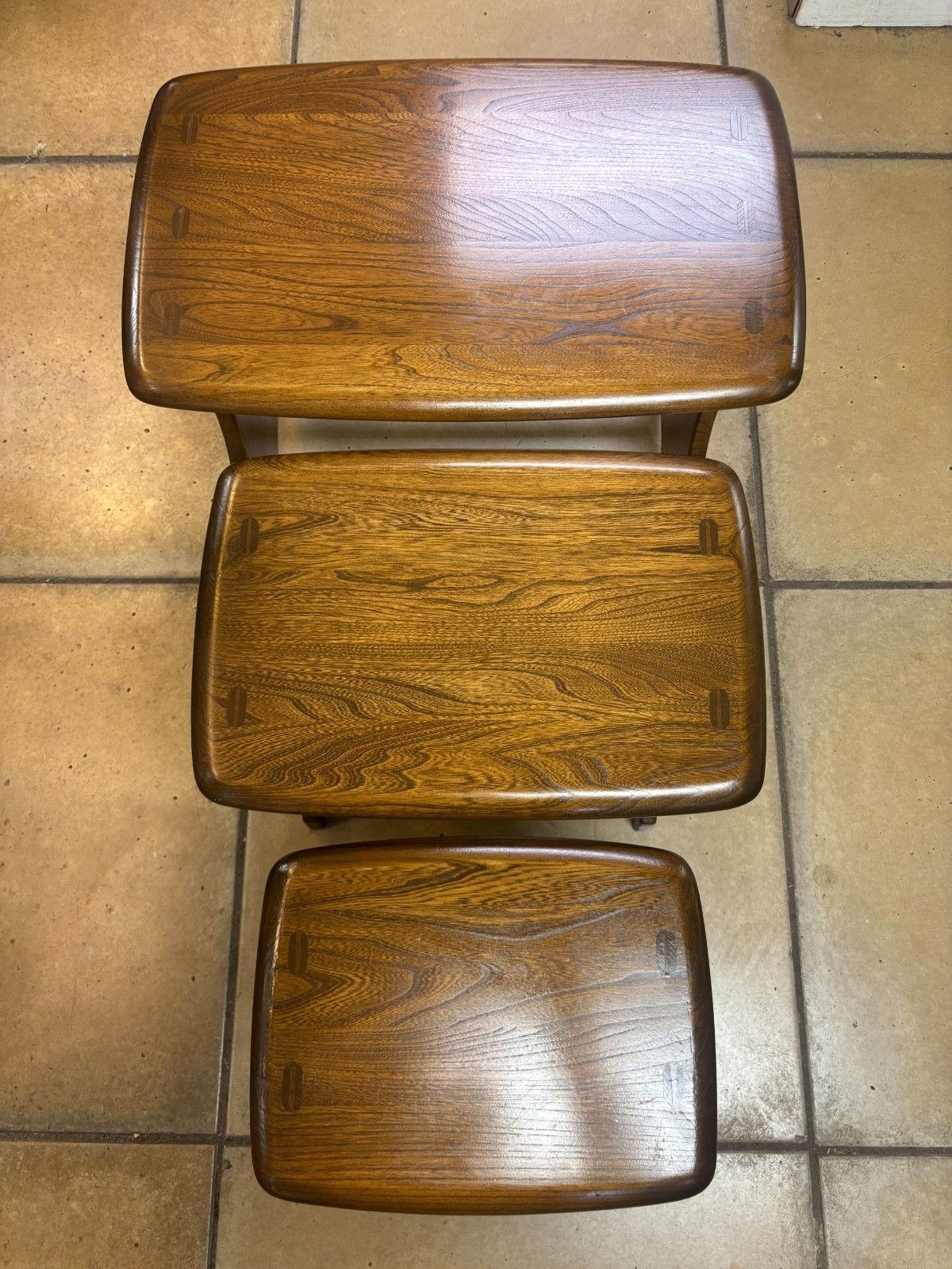 Retro Ercol Golden Dawn Nest Of Tables photo Furniture