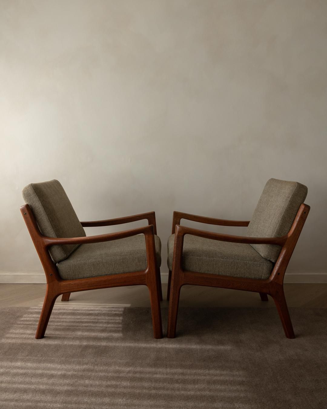 Senator Lounge Chairs By Ole Wanscher For Cado, Danish Teak, 1960s, Set Of 2 photo vinterior