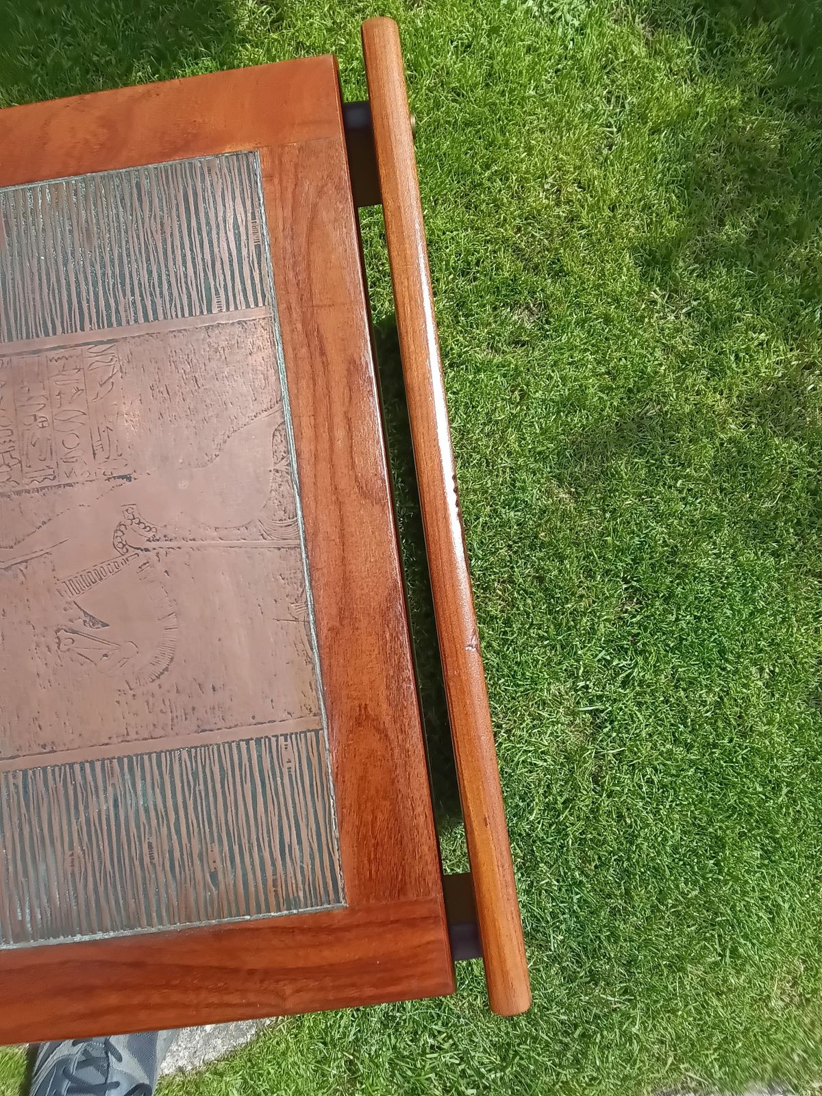 Vintage Teak Coffee Table In The Style Of Vad Trevare. photo vinterior