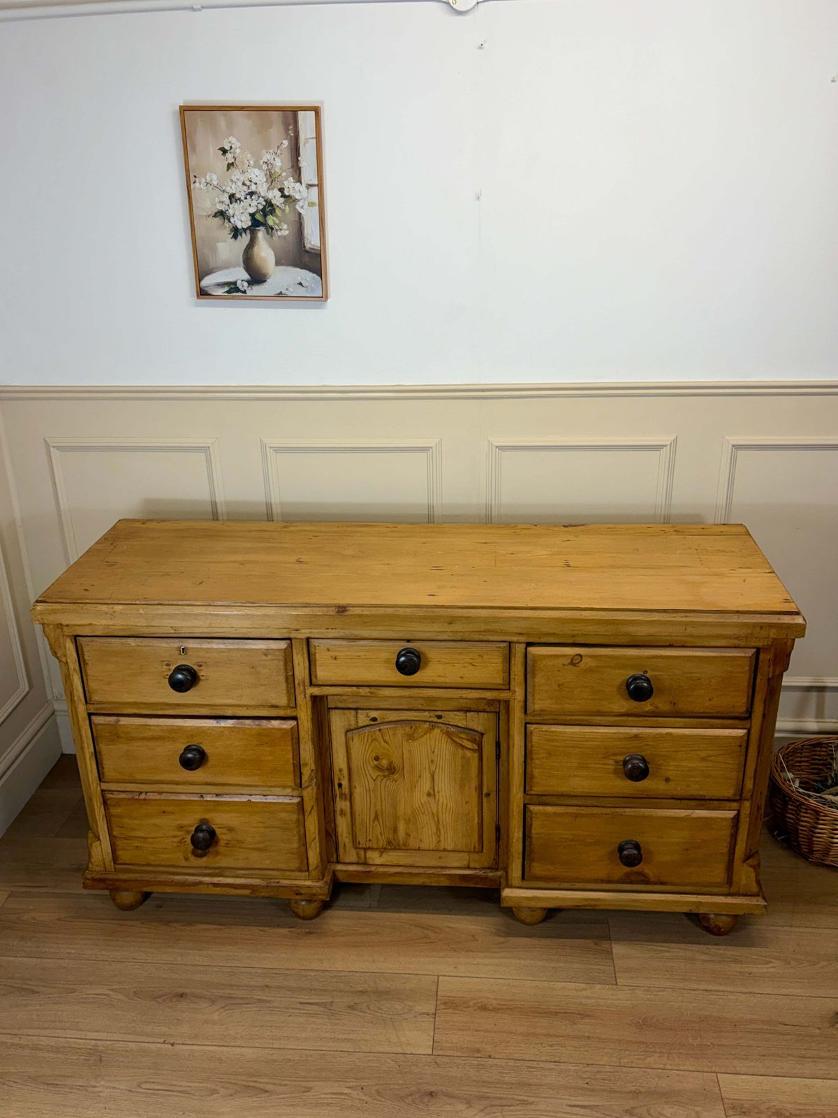 Antique Farmhouse Pine Sideboard photo buy
