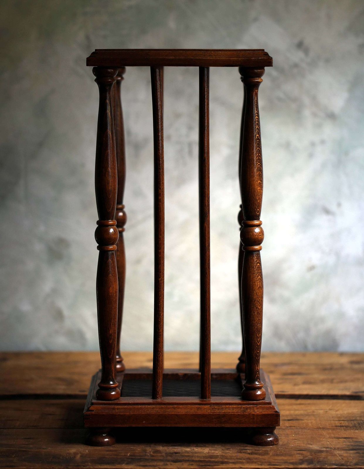 French Wooden Stick Stand Umbrella Stand Walking Stick Holder Hall Furniture photo vinterior