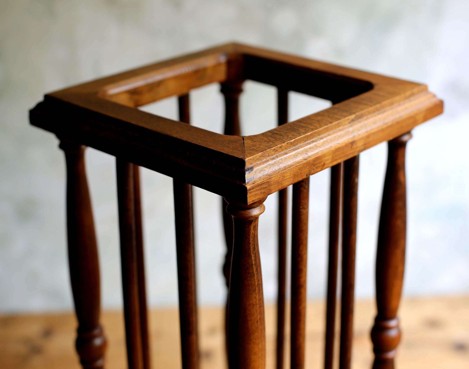 photo for sale French Wooden Stick Stand Umbrella Stand Walking Stick Holder Hall Furniture