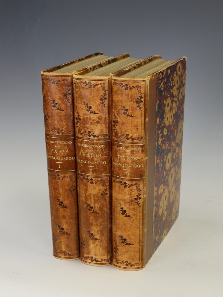 Antique 19th Century First Edition Set 'Paris De 1800 à 1900' By Charles Simond