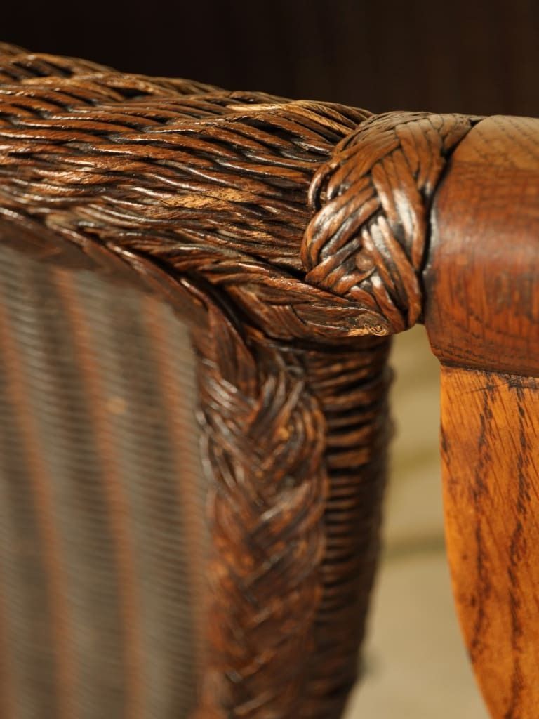 2200.0 Rare Pair Of 1930s "Zeppelin" Lloyd Loom Armchairs By W. Lusty & Sons photo