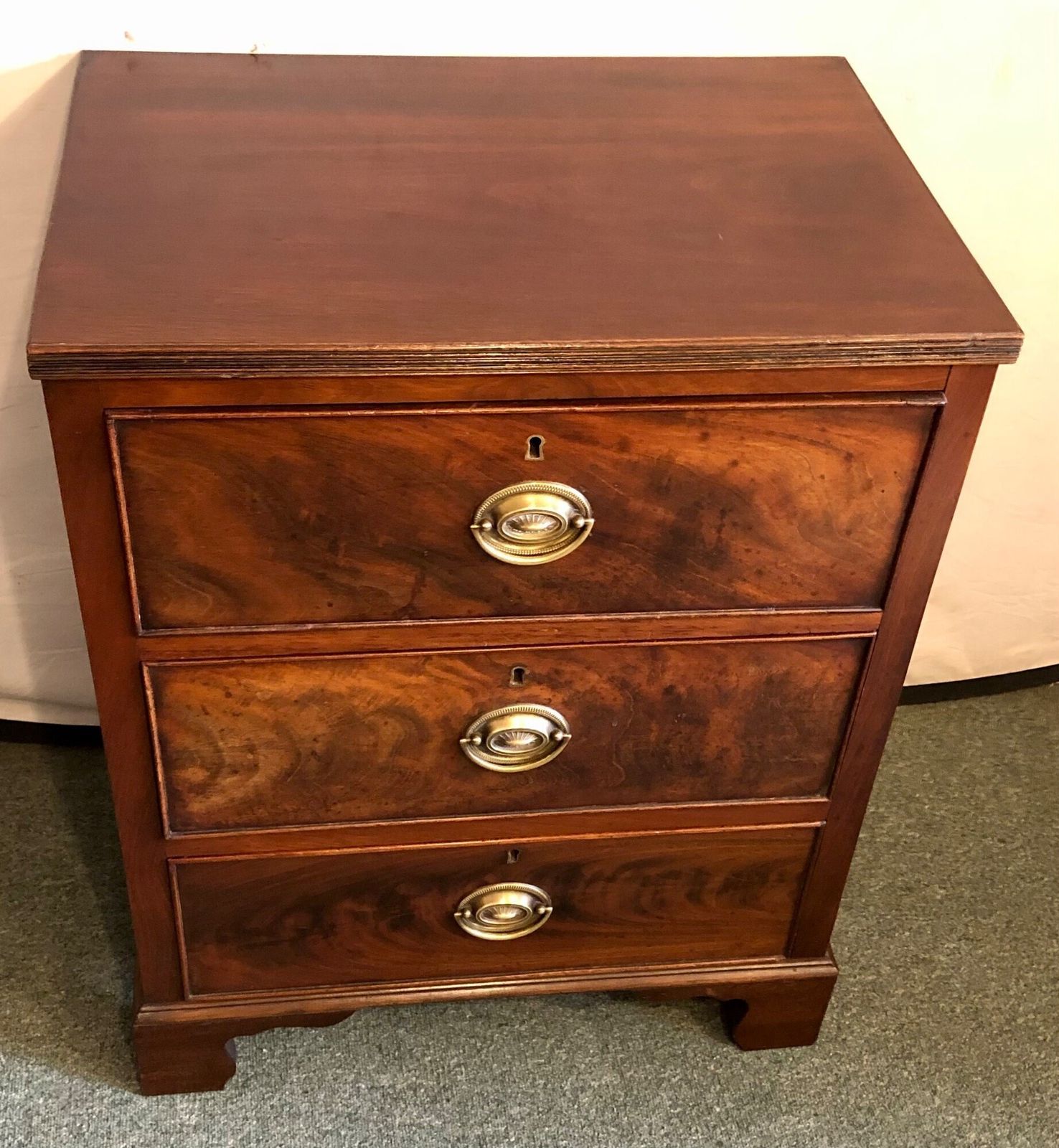 Small 19th Century Mahogany Chest Of Drawers photo for sale