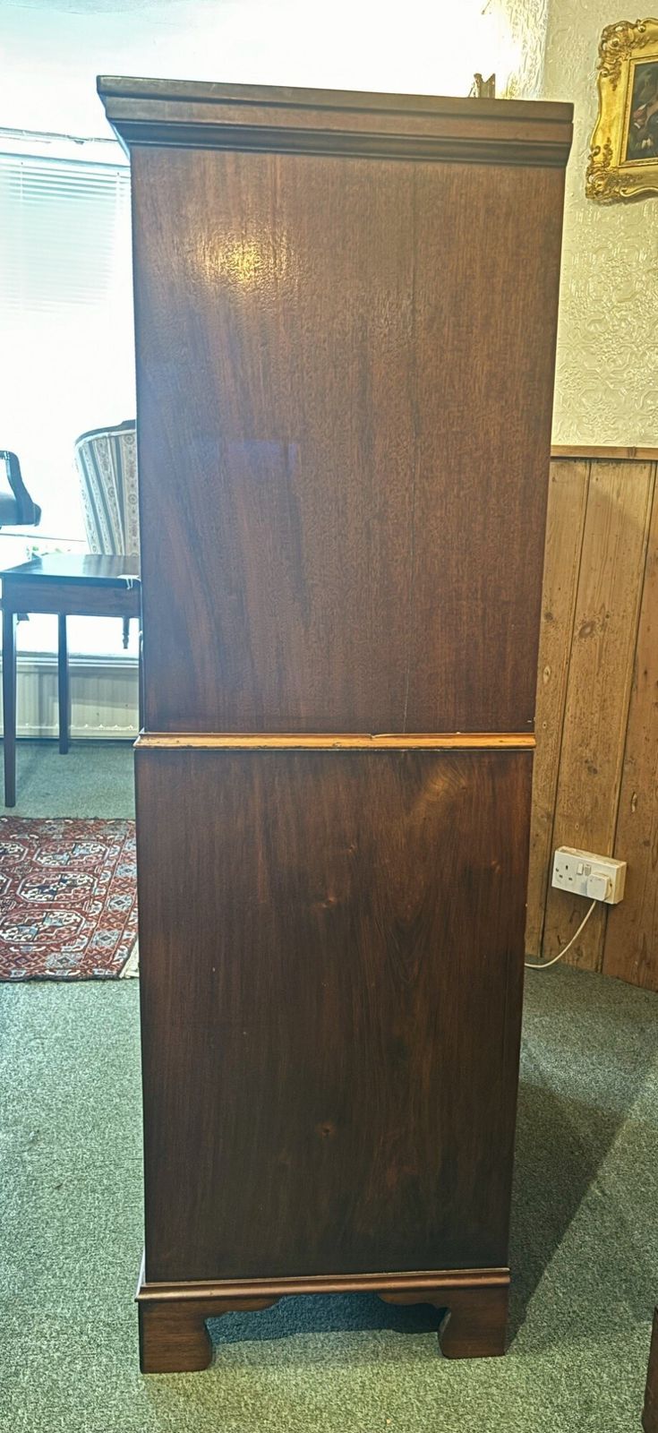 Small Early 20th Century Mahogany Tallboy photo 440.0