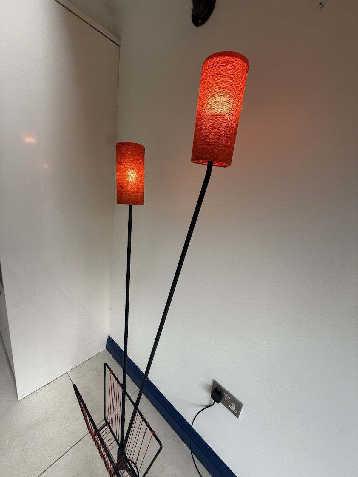 50s Floor Lamp And Magazine Rack French Mid Century photo vinterior