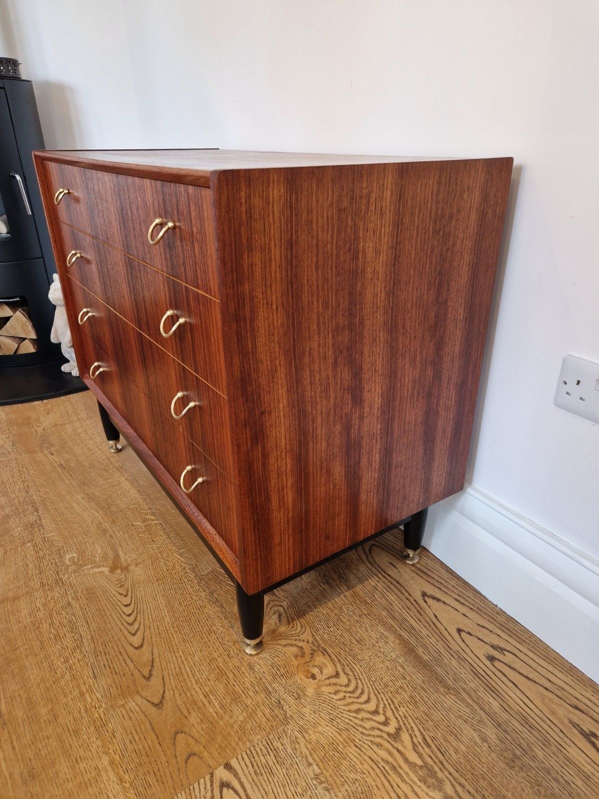 G Plan E Gomme Tola Teak Chest Of Drawers Fully Restored Mid Century photo buy