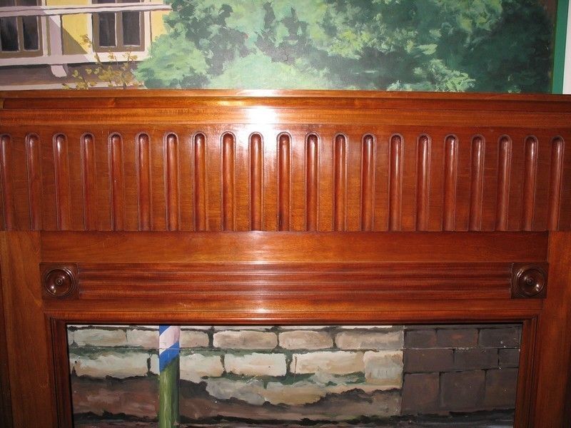 Mahogany Fireplace Surround Art Déco photo for sale